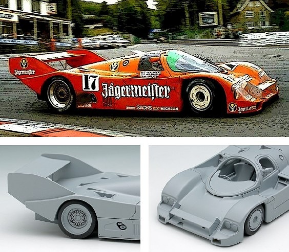 <予約 2026/7月発売予定> VISION 1/43 ポルシェ962C "Brun Motorsport -Jagermeister" 1000km Spa 1986 ウィナーNo.17