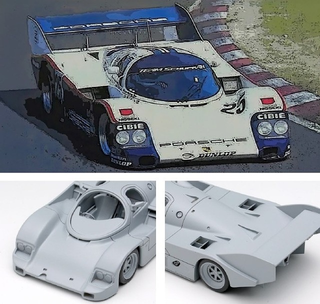 <予約 2026/8月発売予定> VISION 1/43 ポルシェ 962C ロスマンズポルシェ チームシュパン JSPC 鈴鹿1000km 1988 No.25 (限定120台)