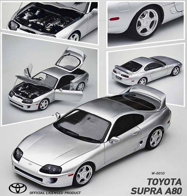 <予約 2026/4月発売予定> WHELART 1/18 Toyota Supra A80 (RHD) シルバー