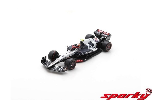 Miniature Spark 1/43 - AlphaTauri AT04 #22 Tsunoda - GP Las Vegas 2023