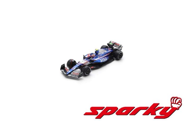 Sparky 1/64 Visa Cash App RB Formula One Team VCARB 01 No.22 2024 Yuki Tsunoda