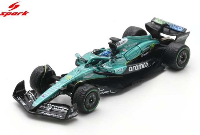 Spark 1/64 Aston Martin No.18 Aston Martin Aramco Formula One Team 6th Australian GP 2025 Lance Stroll