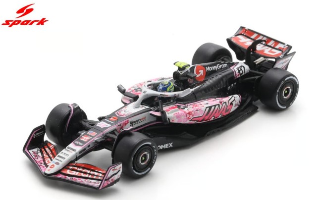 Spark 1/64 Haas VF-25 No.87 MoneyGram Haas F1 Team Japanese GP 2025 Oliver Bearman