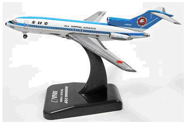 B727-100  ANAモヒカンルック 1:500