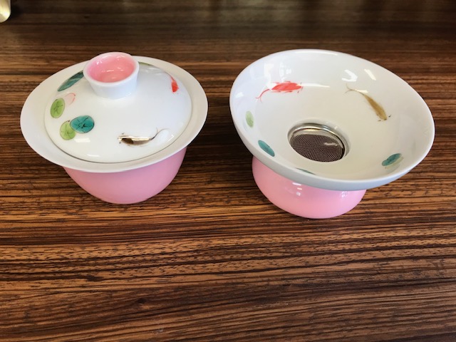 蓋碗茶漉しセット