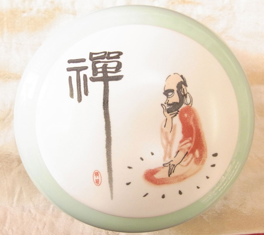 中国青瓷茶罐（収納罐）貳