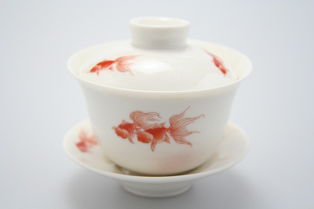風清堂金魚蓋碗