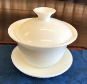 羊脂玉白蓋碗