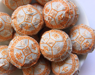 茉莉花小沱茶-熟茶10個