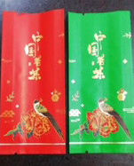 茶袋（牡丹喜鵲）-紅＆緑 100枚（各50枚）