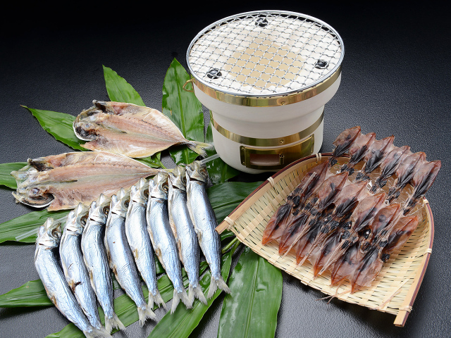 干物と七輪のセット『小』