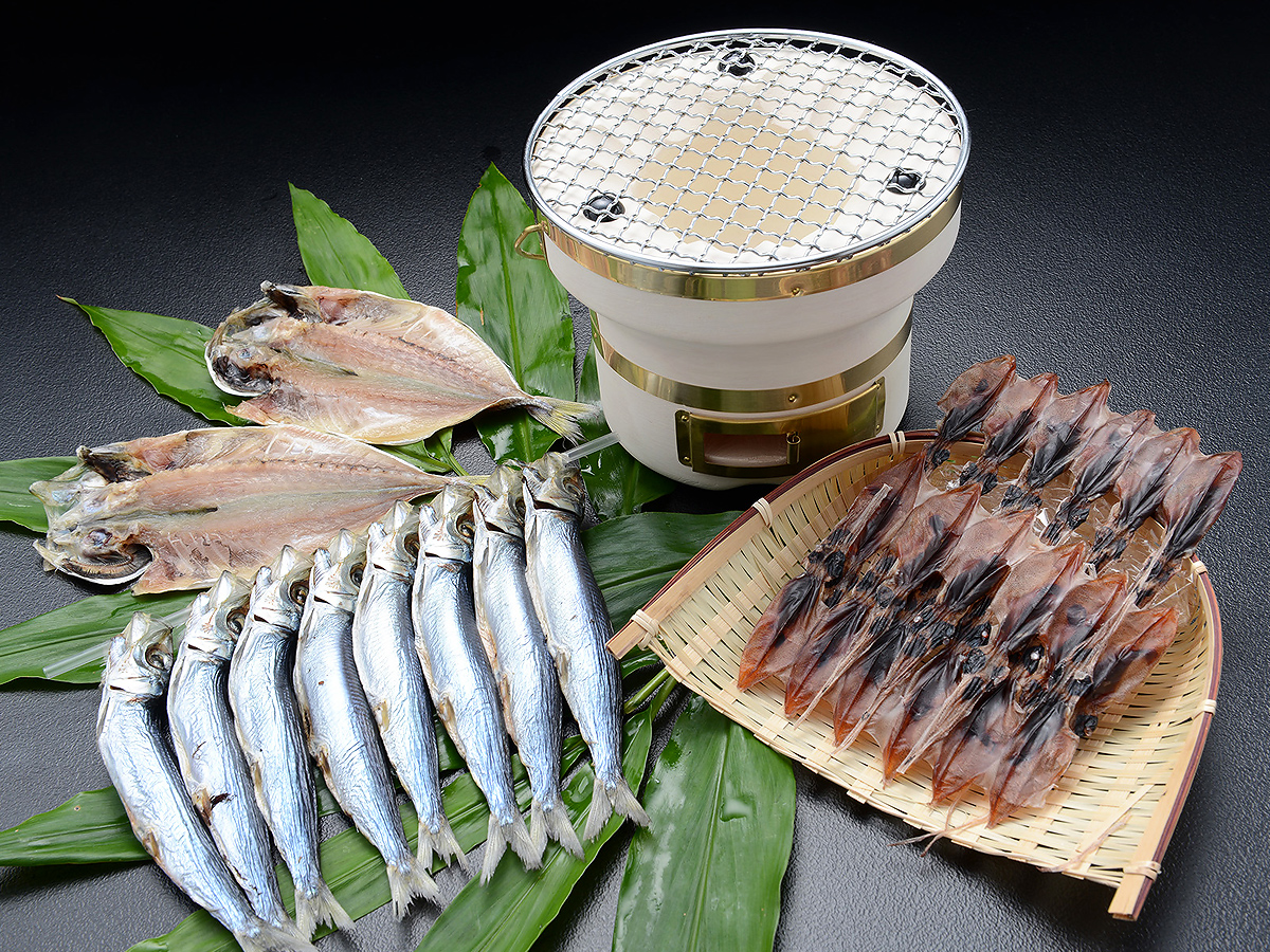 干物と七輪のセット『小』