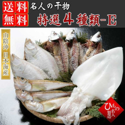 名人の干物４種詰合-E 