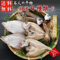 名人の干物　４種（のどぐろ入り）詰合-F【送料無料】