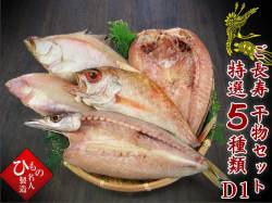 ご長寿干物セット特選5種類D1