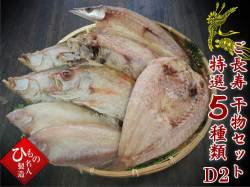 ご長寿干物セット特選5種類D2