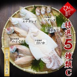 名人の干物<br>５種（のどぐろ入り）詰合-C【送料無料】