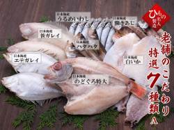 干物（ひもの）詰合　老舗のこだわり7種セット-A2　【送料無料】