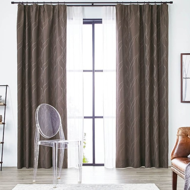 素敵な高級感 ドレープカーテン ダークブラウン ミッドナイト ドレープカーテン – WARDROBE sangetsu