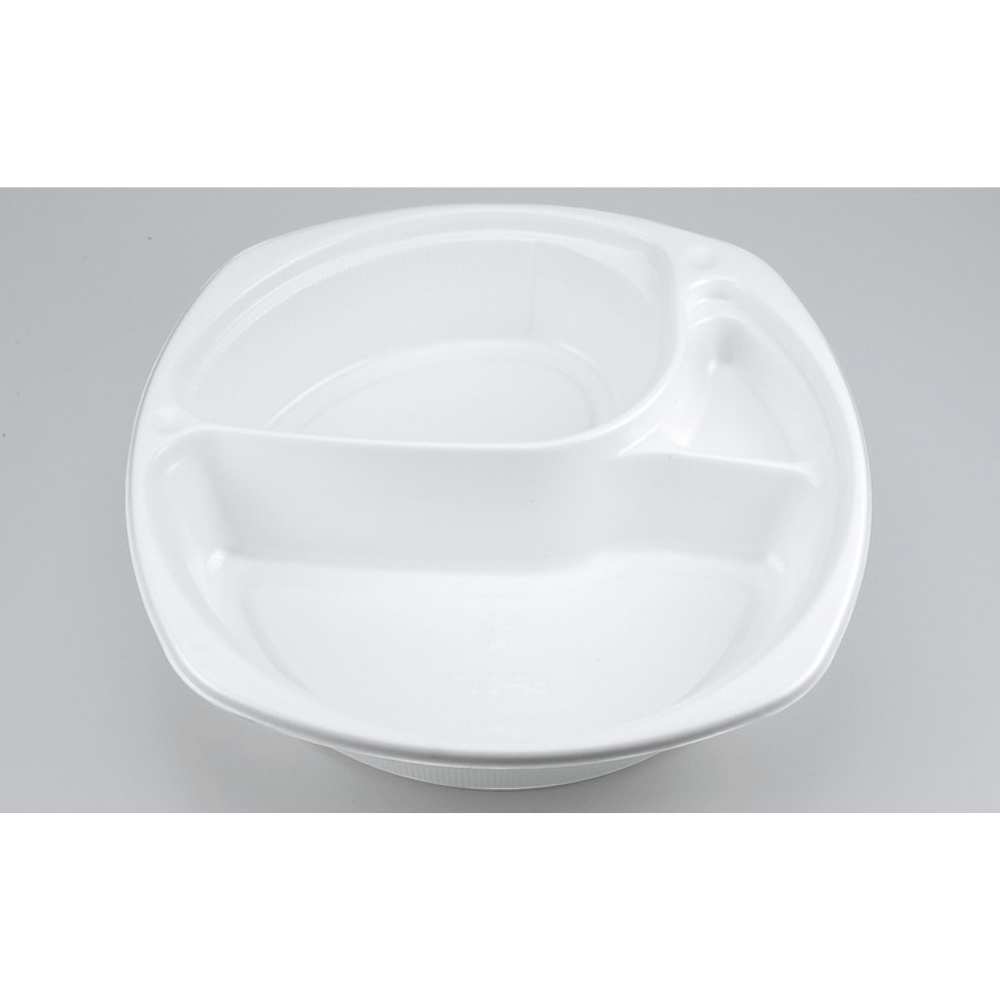 シーピー化成 BF-217 カレー容器 ホワイト本体 600枚入