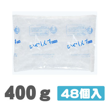 【４００g】保冷剤　ナイロンタイプ　（140×210）　48個入 　NA400<<送料無料>>