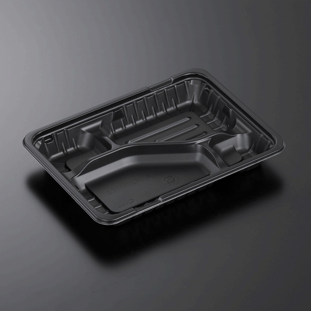 中央化学 CTガチ弁 IK23-17C2 BK 身 弁当容器 電子レンジ対応