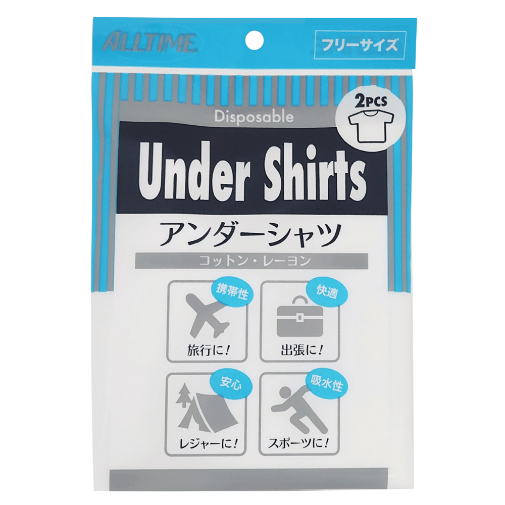 東京メディカル 不織布インナー アンダーシャツ ホワイト フリーサイズ 120枚入