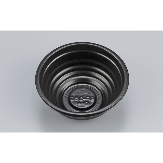 シーピー化成 BF-360 丼容器 本体 1200枚入/黒本体