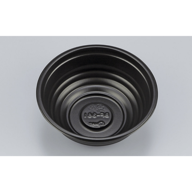 シーピー化成 BF-361 丼容器 本体 900枚入/黒本体
