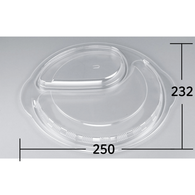 シーピー化成 BFカレー内10 嵌合蓋 U字穴 400枚入
