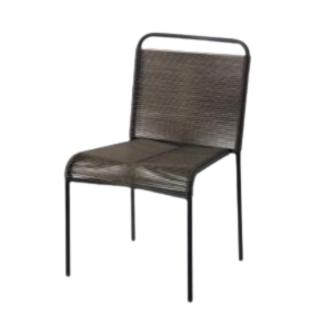 山崎産業 GチェアVN VC-1 肘なし 屋内外使用可能 YB-172L-PE