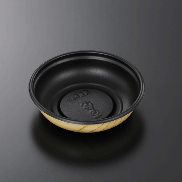 中央化学 SD庵里丼 M17 身 どんぶり容器 電子レンジ対応/黒（BK-輪Y）