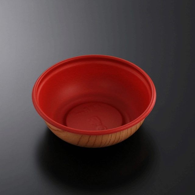 中央化学 SD庵里丼 M17深 身 どんぶり容器 電子レンジ対応/赤（R-輪Y）