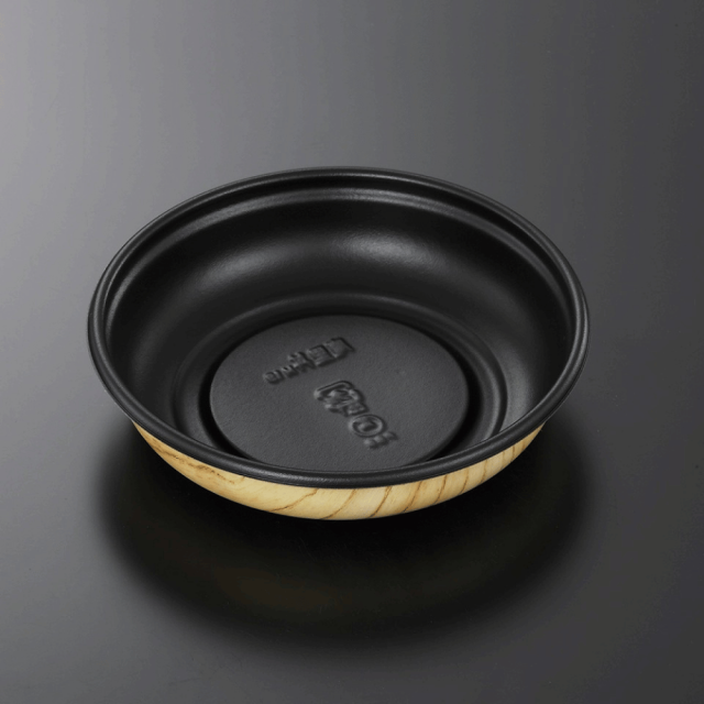 中央化学 SD庵里丼 M19 身 どんぶり容器 電子レンジ対応/黒（BK-輪Y）