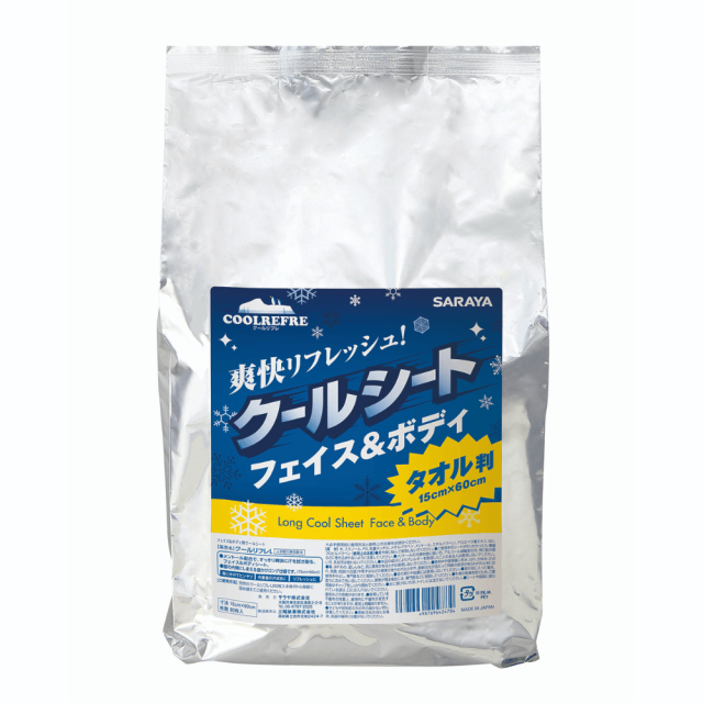 サラヤ クールリフレロング80枚 詰替用 熱中症対策 6個入