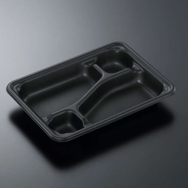 中央化学 SDエブリ 23-17C 身 弁当容器 電子レンジ対応/黒