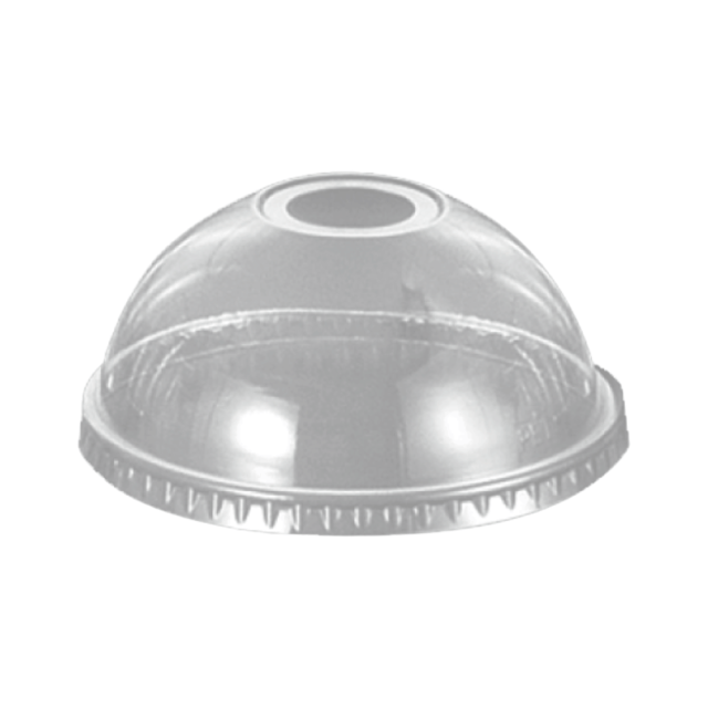 フジナップ フジプラカップ 共通ドーム蓋 14~20オンス ストロー穴付