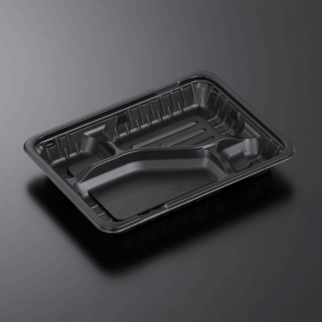 中央化学 CTガチ弁 IK23-17C2 BK 身 弁当容器 電子レンジ対応