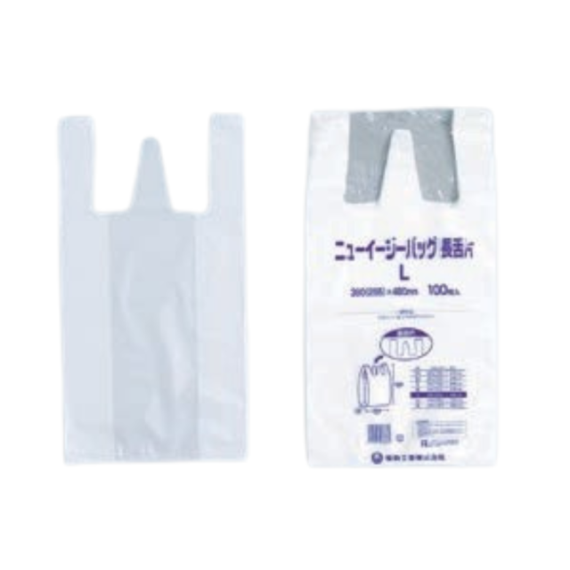 福助工業 ニューイージーバッグ長舌片（ブロック無し） レジ袋