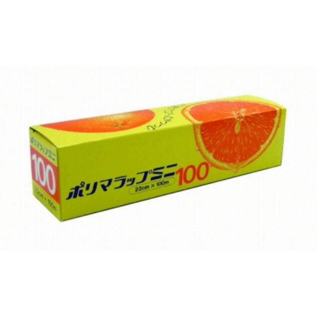 信越ポリマー ポリマラップ（営業用） 食品包装用塩ビ小巻ラップ/22cm×100m（プラ刃） 30本入