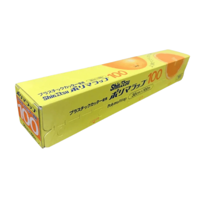 信越ポリマー ポリマラップ（営業用） 食品包装用塩ビ小巻ラップ/30cm×100m（プラ刃） 30本入