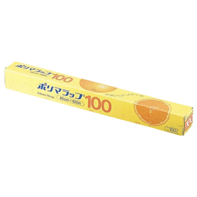信越ポリマー ポリマラップ（営業用） 食品包装用塩ビ小巻ラップ/45cm×100m（金属刃） 20本入