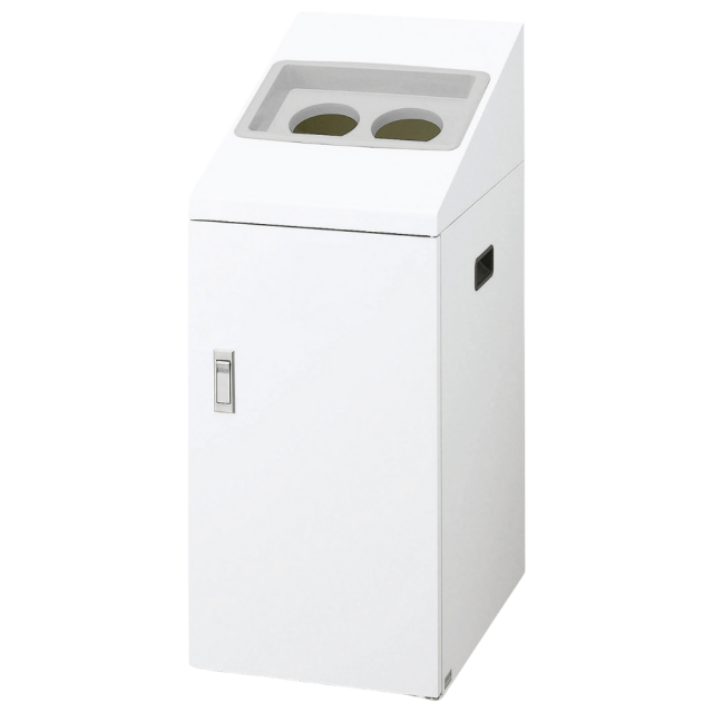 山崎産業 リサイクルボックスNTI-50 屋内用50L/２穴（ホワイト）