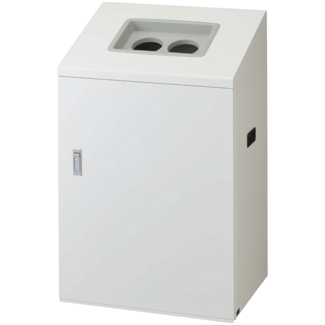 山崎産業 リサイクルボックスNYI-90 屋内用90L/２穴（ホワイト）