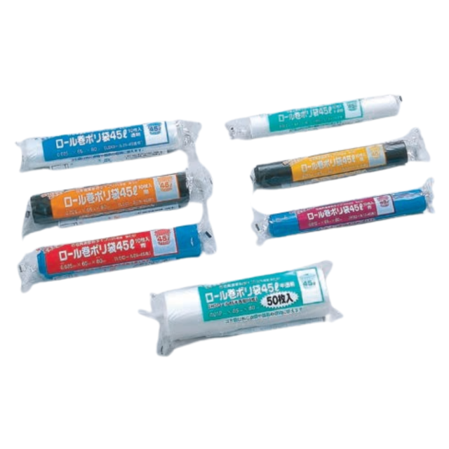 福助工業 ロール巻ポリ袋 LDロール 45L