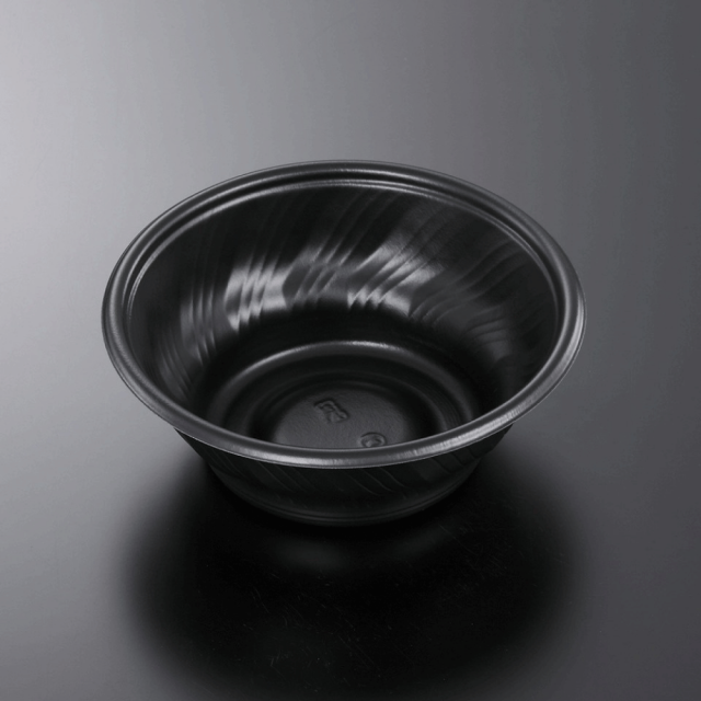 中央化学 SD咲き丼 M19 身 どんぶり容器/黒