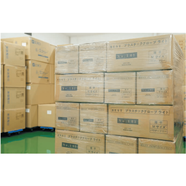 ストレッチフィルム使用例