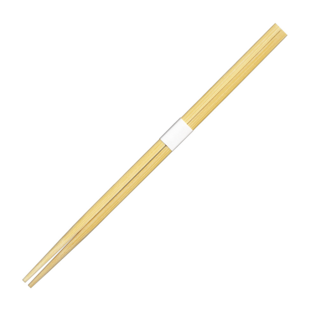 九州紙工 竹24cm角箸白帯 3000膳入