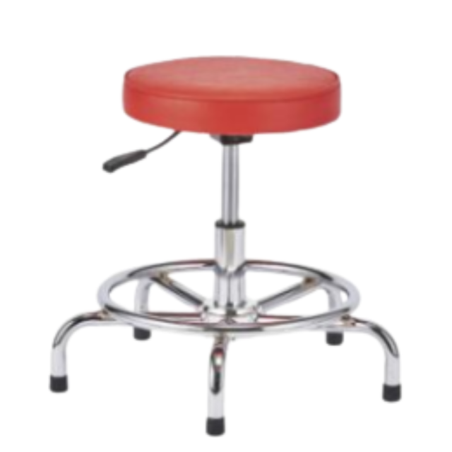 山崎産業 ワークチェア VN-001 キャスター無 赤/白/黒