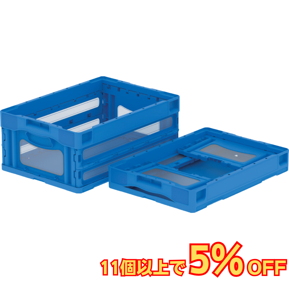 サンコー マドコン O-30B 蓋無 30L 透明 ブルー